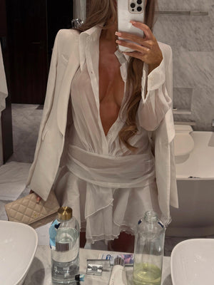 ‘NEW LOVER’ Shirt Dress