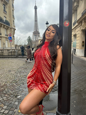 ‘CHANDELIER’ Rhinestone Dress