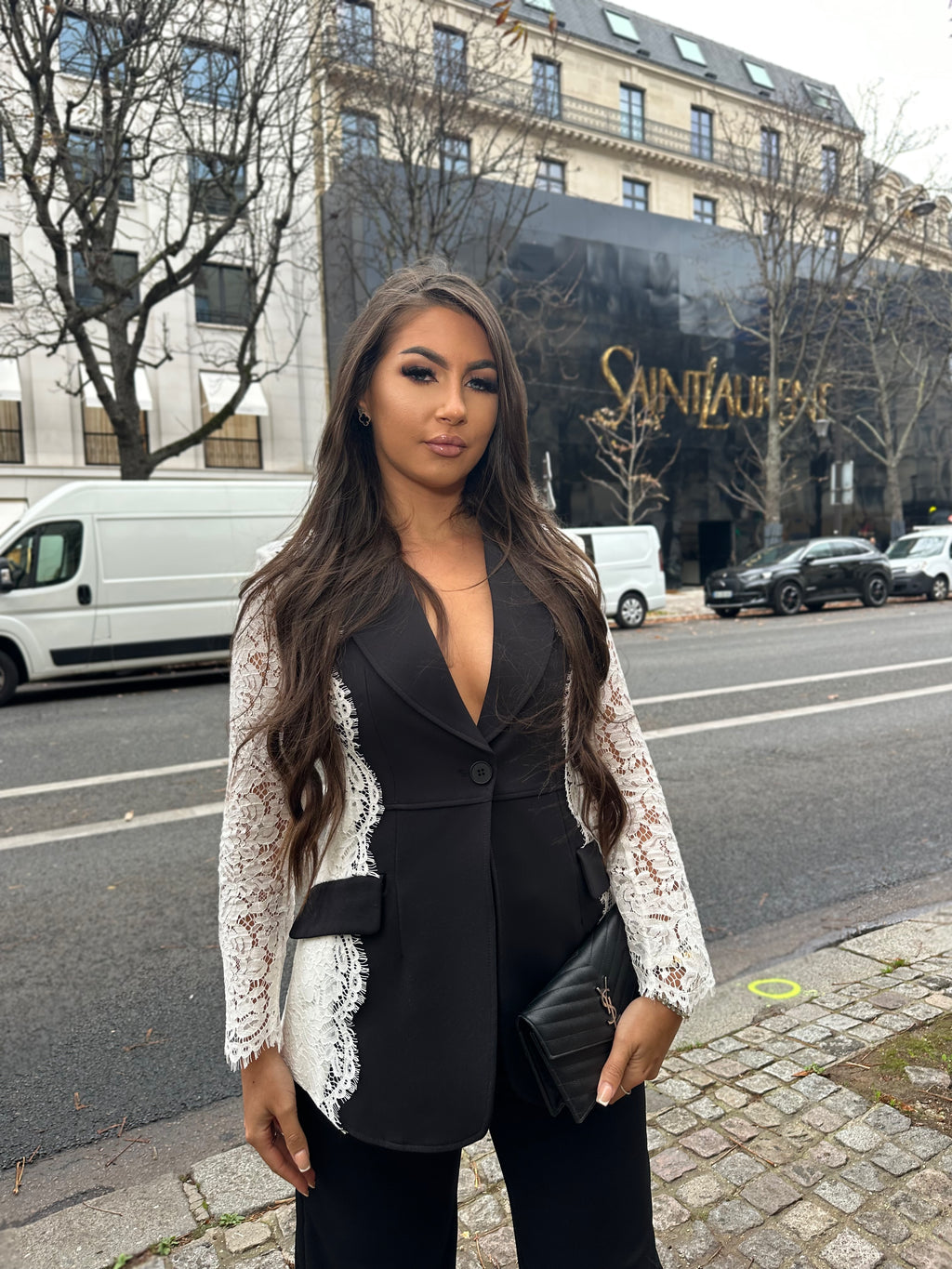 ‘LACE TALK’ Lace Blazer