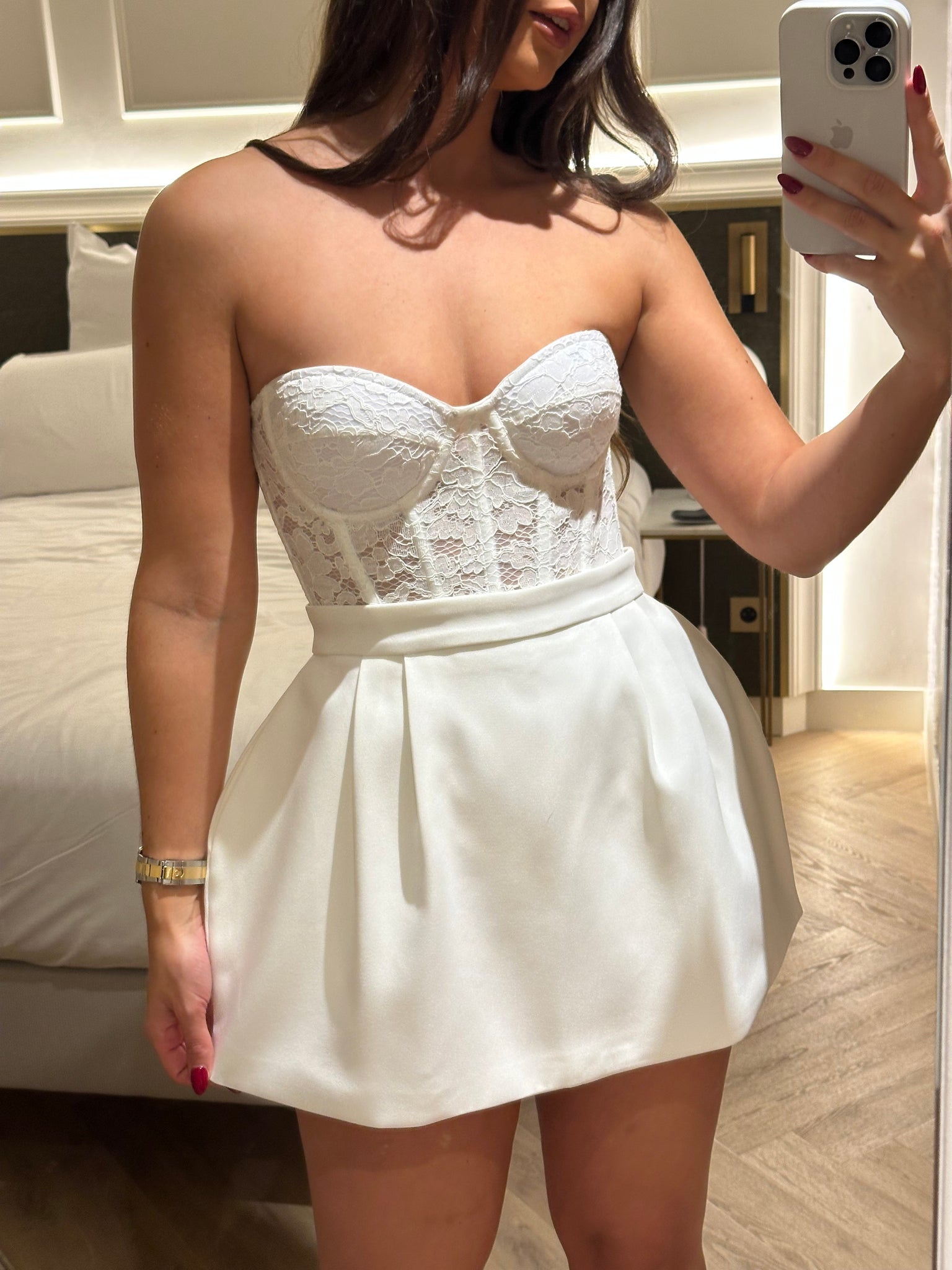 ‘MRS‘ Structured Skirt