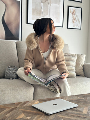 ‘ALASKA’ Faux Fur Hood Jumper