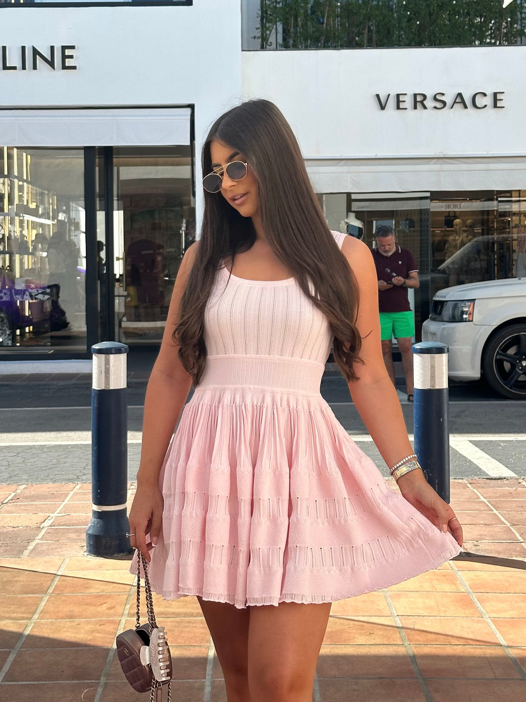 ‘MAISON’ Knitted Dress - Pink