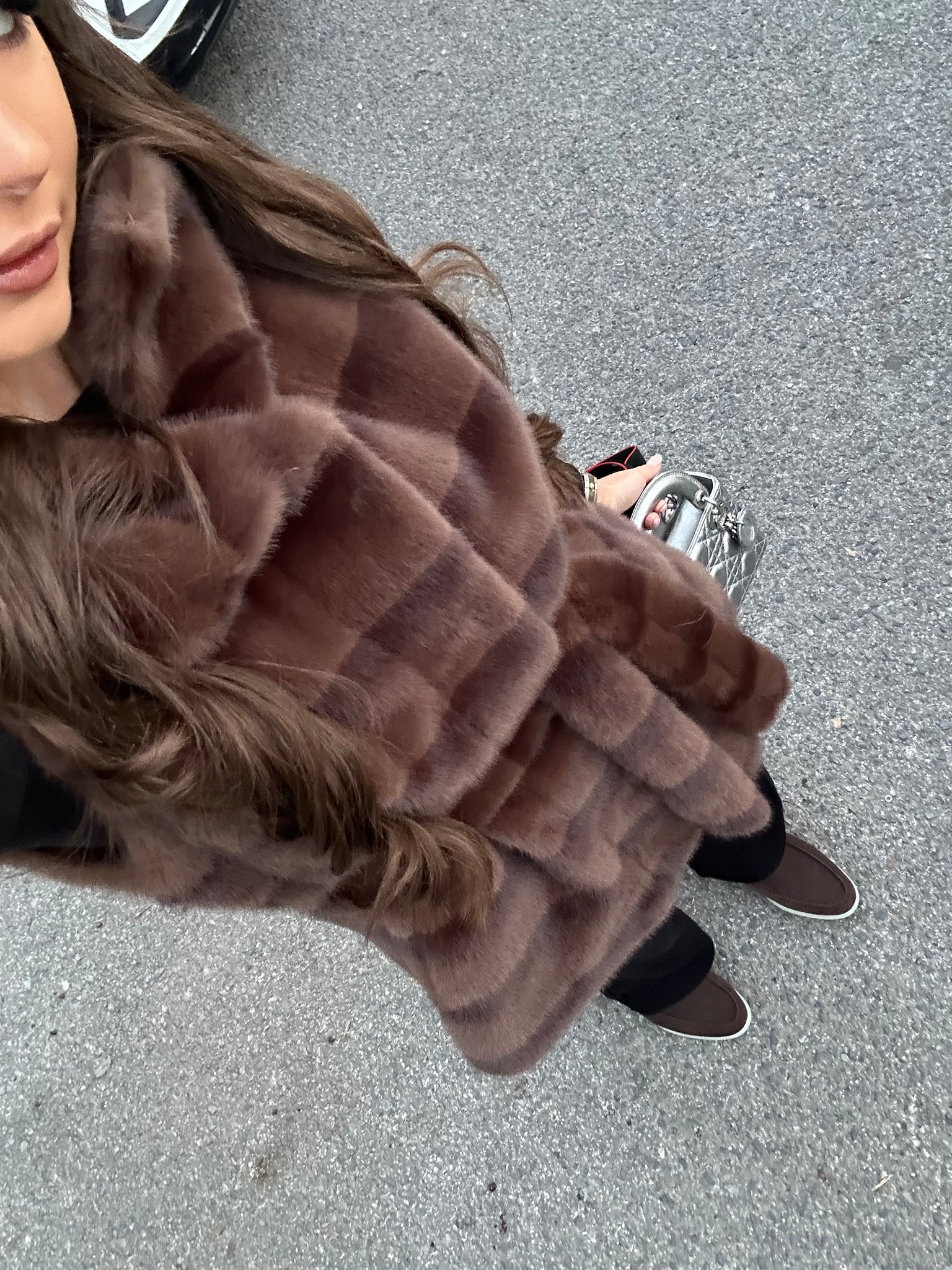 ‘NEVADA’ Faux Mink Fur Gilet