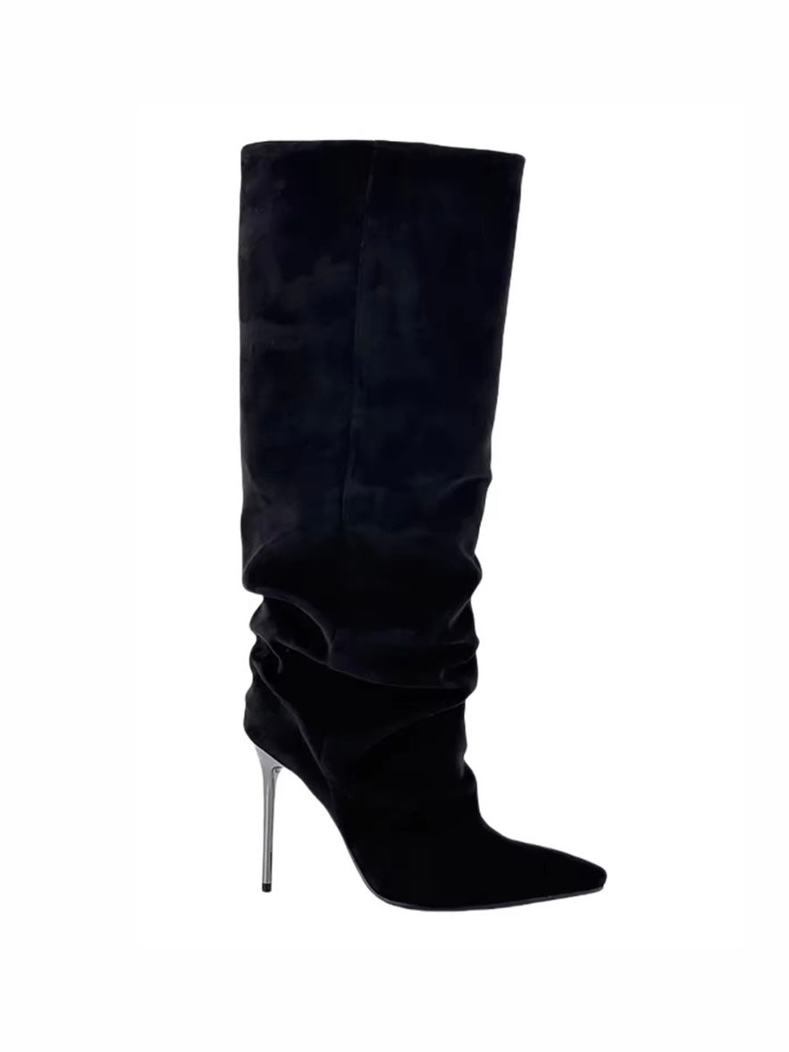 ‘BOSTON‘ suede knee high boots