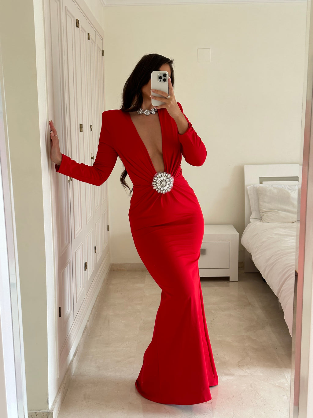 ‘RED ALERT’ Maxi Dress