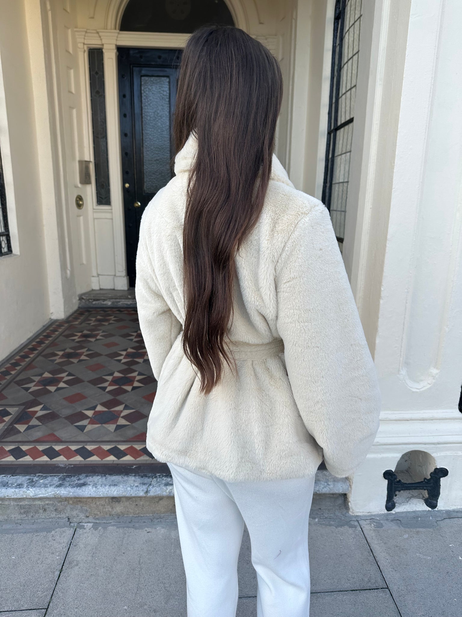 ‘ANNABELS’ Belted Fur Coat