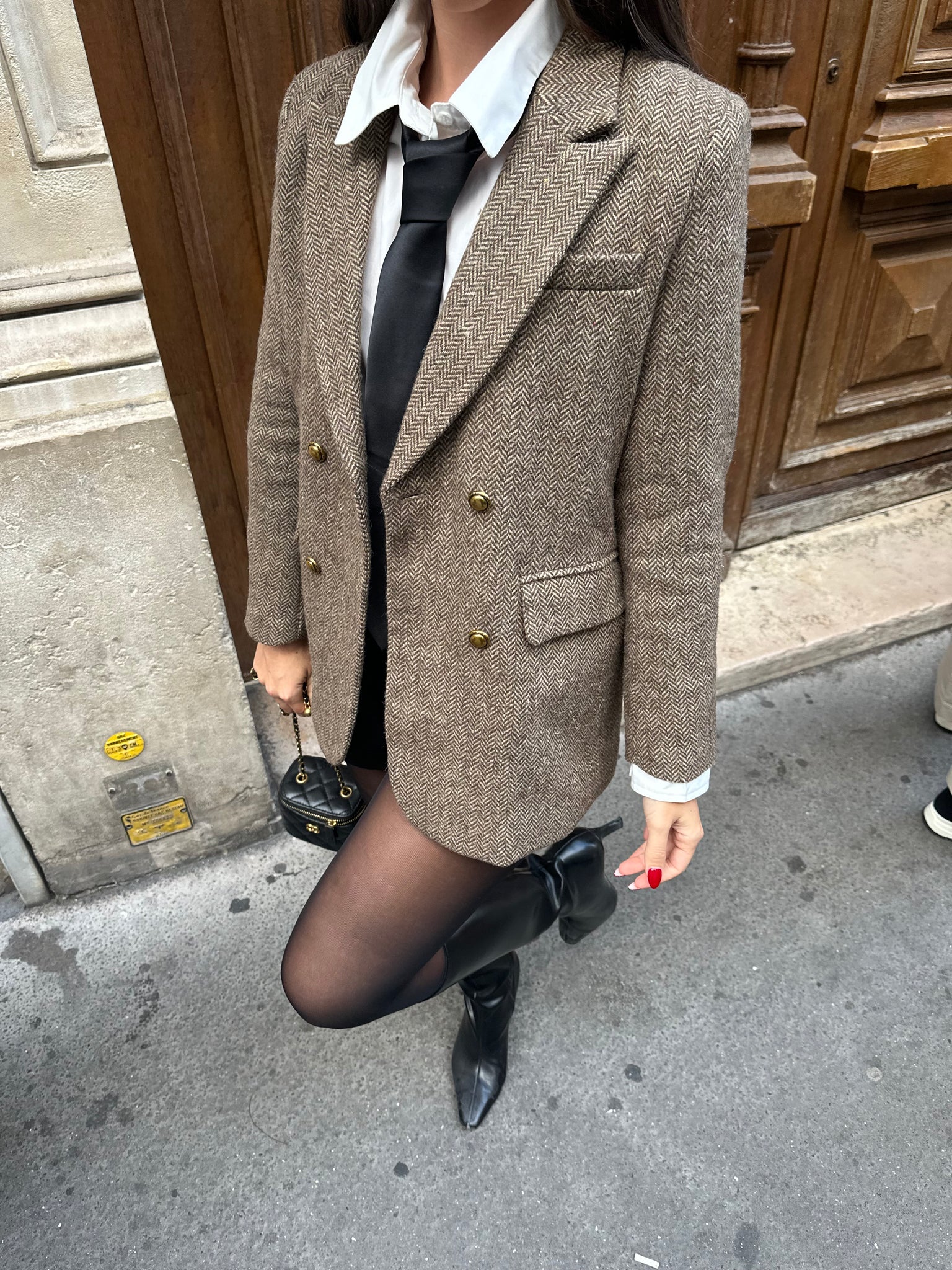 ‘MANOR’ Tweed Blazer