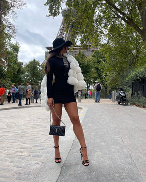 ‘FASHION WEEK’ Faux Fur Coat - White