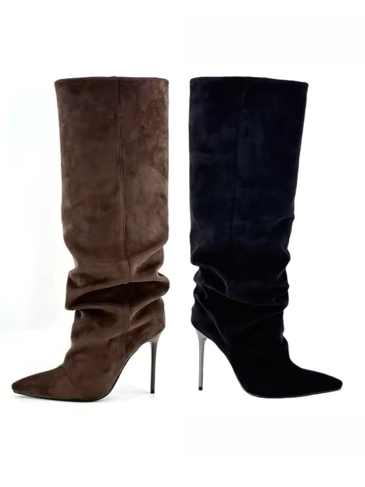 ‘BOSTON‘ suede knee high boots