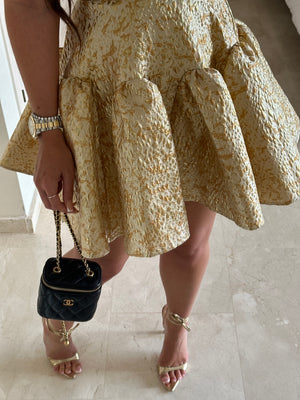 ‘ROYALTY’ Gold Dress