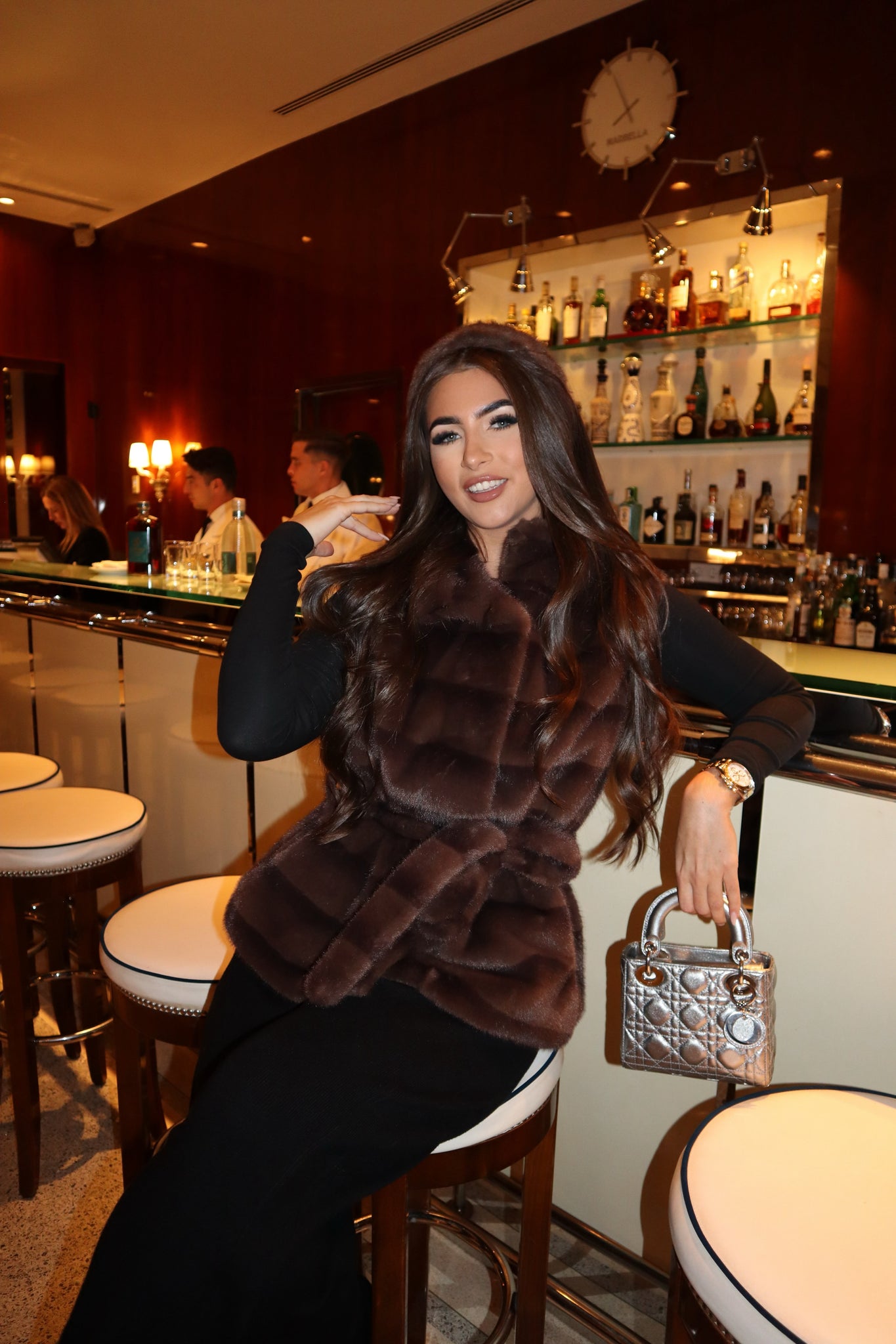 ‘NEVADA’ Faux Mink Fur Gilet