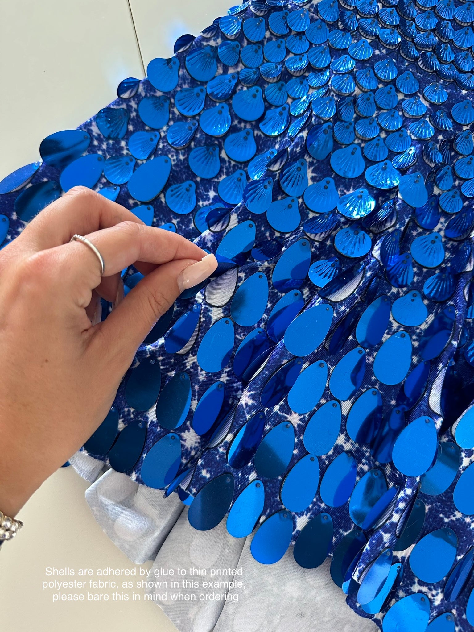 ‘FOR THE FAME’ Sequin Dress - Blue