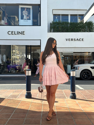 ‘MAISON’ Knitted Dress - Pink