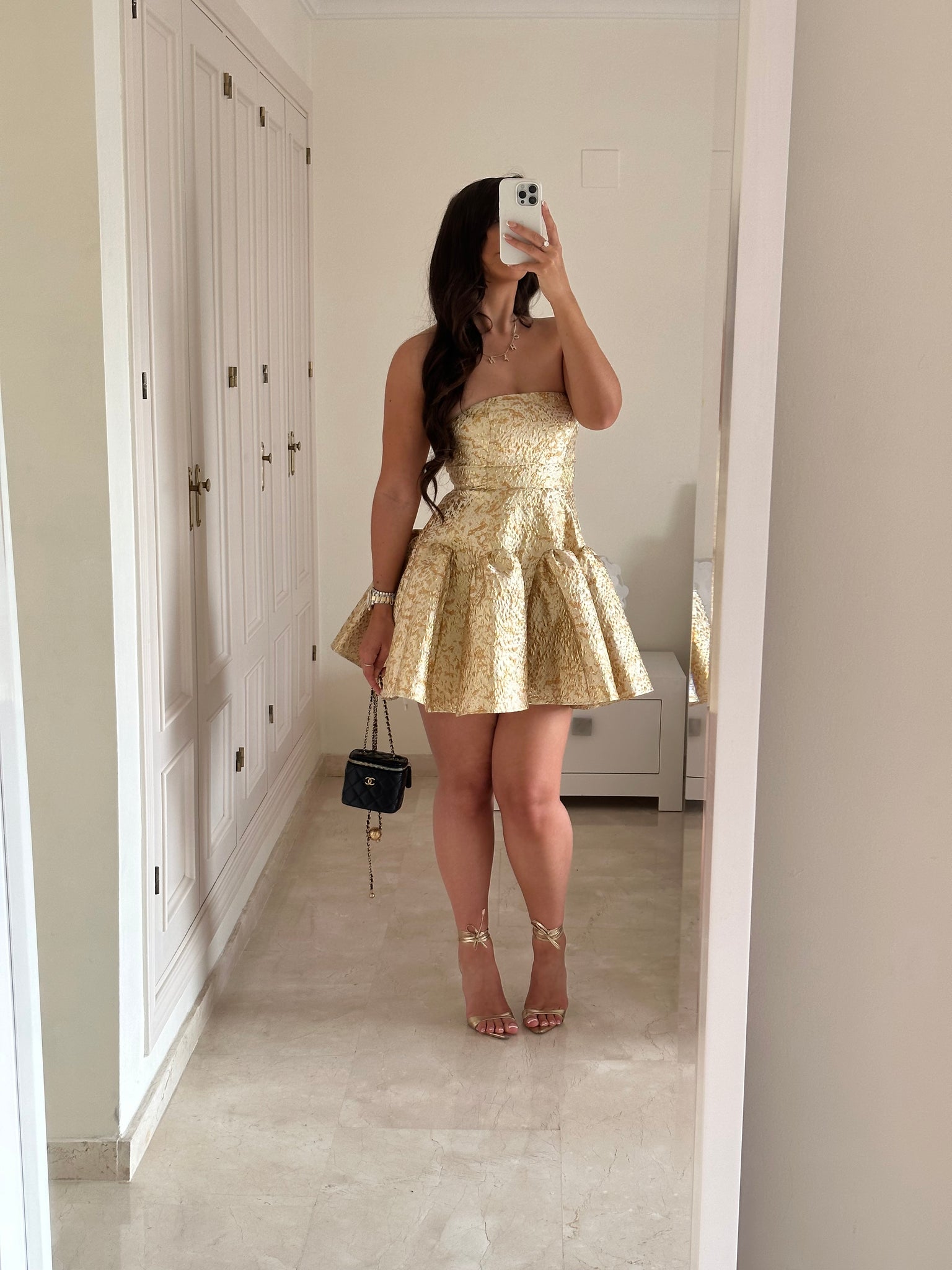 ‘ROYALTY’ Gold Dress