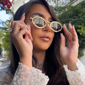 Rhinestone sunglasses