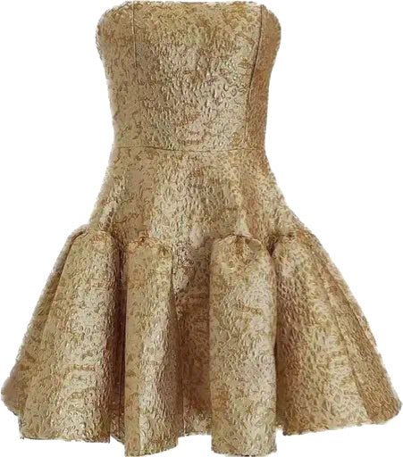 ‘ROYALTY’ Gold Dress