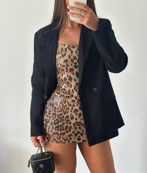 ‘EVERYDAY’ Longline Blazer - Black