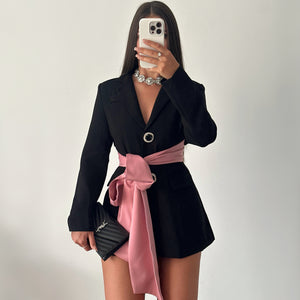 ‘PUT A RIBBON ON IT’ Blazer Dress