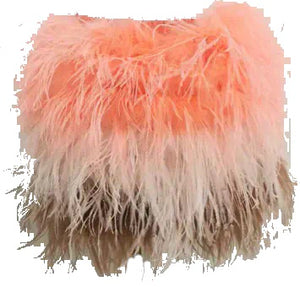 ‘KHLOE’ Ostrich Feather Skirt