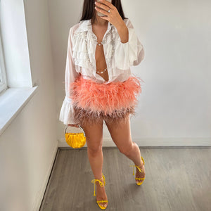 'CLUELESS’ Frill Blouse