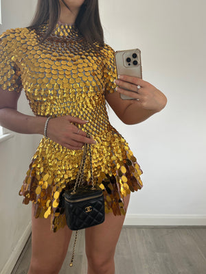 fame excess sequin dress The headturner Shop the 'FOR THE FAME' Sequin Dress in Silver (100) available at BELLALUXE.CO.UK