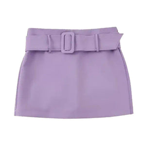 ‘MARSEILLE’ Belted Skort