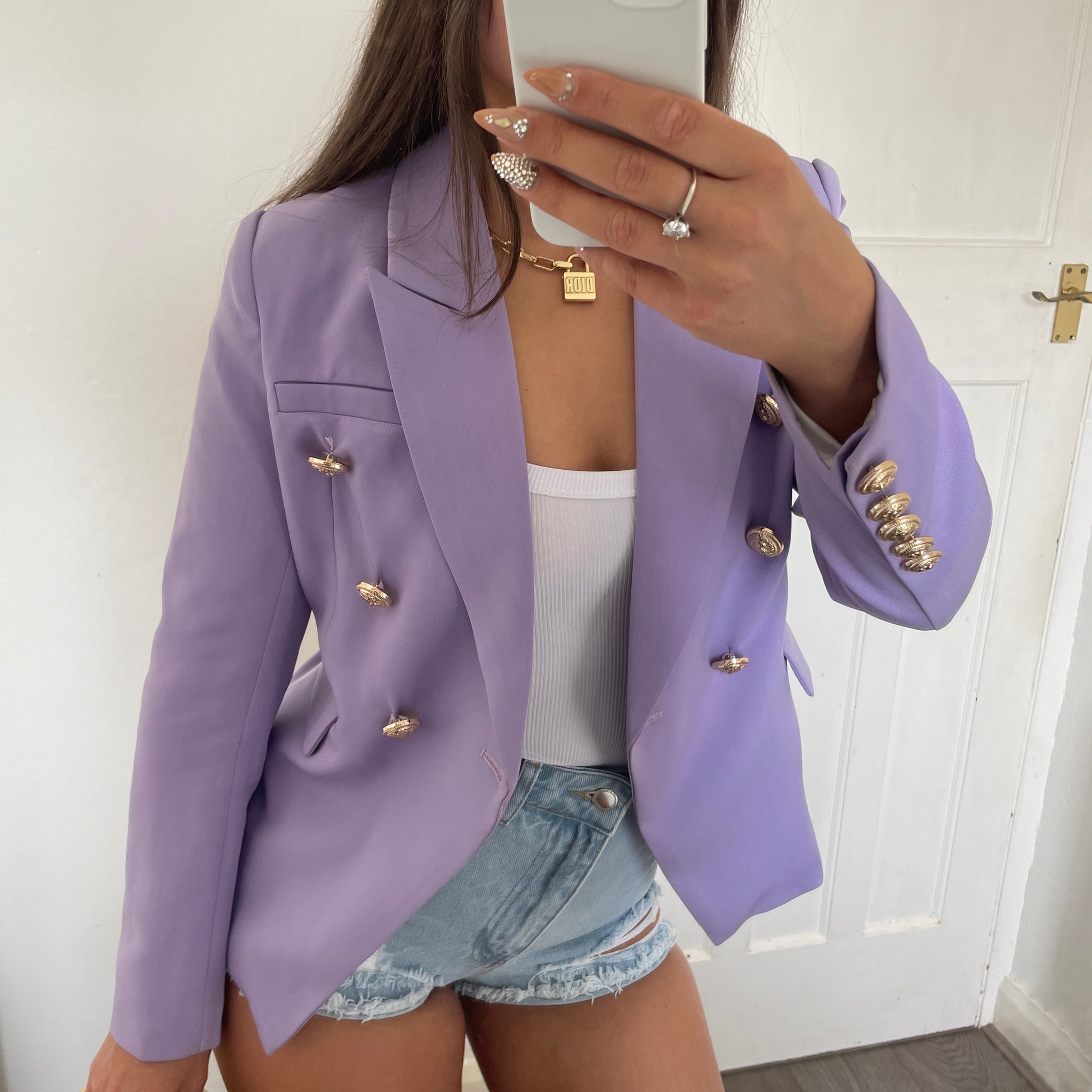 Military jacket gold sales buttons