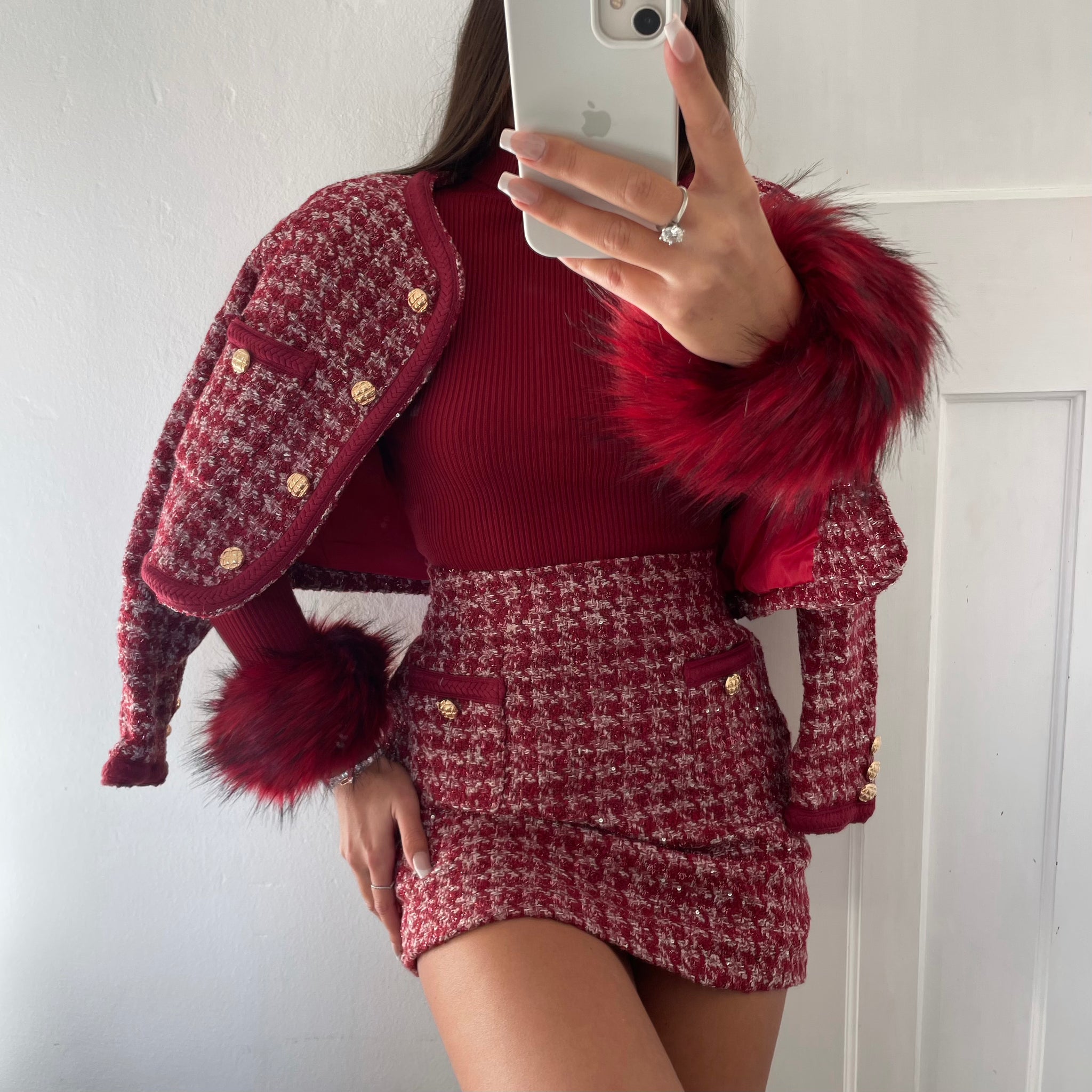 ‘VALENTINA’ Tweed Set