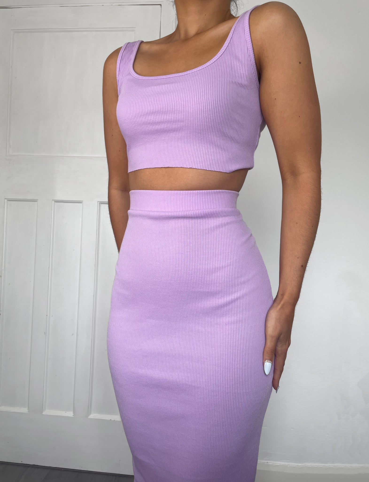 Lilac two piece set best sale